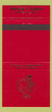 Matchbook Cover - Hartwig's Gobbler Supper Club Motel Johnson Creek WI 30 Strike