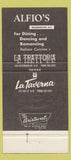 Matchbook Cover - La Trattoria Washington DC 30 Strike