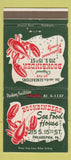 Matchbook Cover - Bookbinders Seafood Philadelphia PA lobster 30 Strike