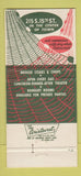 Matchbook Cover - Bookbinders Seafood Philadelphia PA lobster 30 Strike
