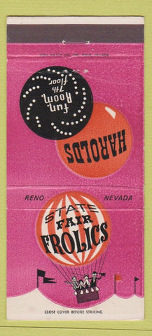 Matchbook Cover - Harolds Club Reno NV Casino State Fair Frolics 30 Strike