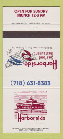 Matchbook Cover - Harborside Seafood Bayside NY 30 Strike