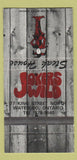 Matchbook Cover - Jokers Wild Steak House Waterloo ON 30 Strike