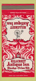 Matchbook Cover - Hillcrest Antique Inn Steaks Pasadena CA 30 Strike