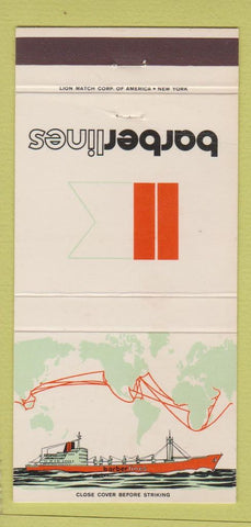Matchbook Cover - Barber Lines Shipping 30 Strike