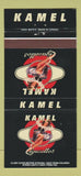 Matchbook Cover - Kamel Cigarettes girlie 30 Strike