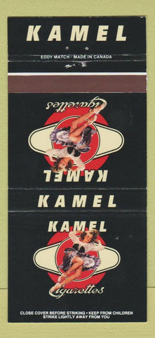 Matchbook Cover - Kamel Cigarettes girlie 30 Strike