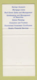 Matchbook Cover - Central Trust Moncton Fredericton NB Amherst NS 30 Strike