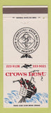 Matchbook Cover - Crows Nest US Navy San Diego CA 30 Strike