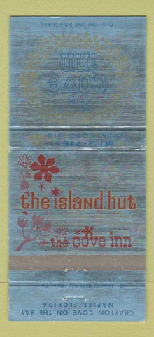 Matchbook Cover - Island Hut Cove Inn Naples FL POOR 30 Strike