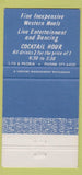 Matchbook Cover - Levis Restaurant Denver Colorado 30 Strike