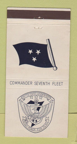 Matchbook Cover - United States Seventh Fleet 30 Strike