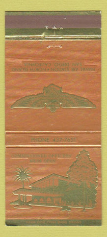 Matchbook Cover - Commissioned Officers Mess San Diego CA 30 Strike