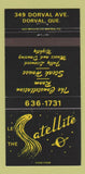 Matchbook Cover - Le Satellite Dorval QC 30 Strike