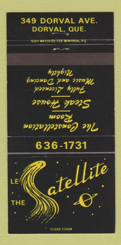 Matchbook Cover - Le Satellite Dorval QC 30 Strike