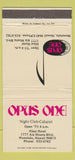 Matchbook Cover - Opus One Honolulu Hawaii 30 Strike