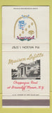 Matchbook Cover - Maison Lafitte French Briarcliff Manor NY 30 Strike