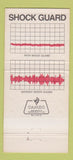 Matchbook Cover - Johnston Schlumberger Shock Guard Drilling 30 Strike