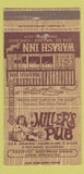 Matchbook Cover - Miller's Pub Chicago IL 30 Strike