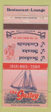 Matchbook Cover - The Galley Restaurant Wind Gap PA 30 Strike