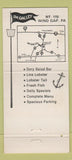 Matchbook Cover - The Galley Restaurant Wind Gap PA 30 Strike