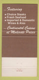 Matchbook Cover - Friar Tuck's Refectory San Luis Obispo CA 30 Strike