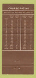 Matchbook Cover - Kelowna Golf Country Club BC 30 Strike
