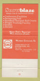 Matchbook Cover - Snow Blaze Athletic Club Winter Park Colorado WEAR 30 Strike
