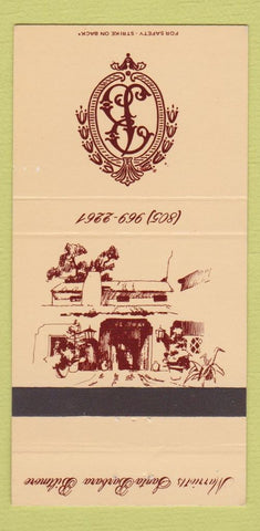 Matchbook Cover - Marriott Santa Barbara CA Biltmore 30 Strike