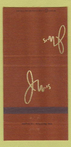Matchbook Cover - JW's Marriott Anaheim CA WEAR 30 Strike
