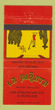 Matchbook Cover - La Pinata Mexican Burlingame CA 30 Strike