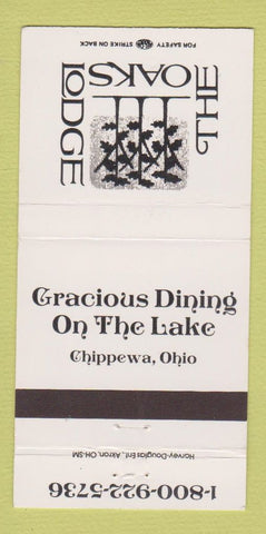 Matchbook Cover - Oaks Lodge Chippewa OH 30 Strike