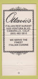 Matchbook Cover - Ottavio's Camarillo CA 30 Strike