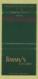 Matchbook Cover - Jimmy's on Astor Milwaukee WI 30 Strike