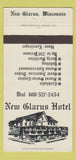 Matchbook Cover - New Glarus Hotel WI 30 Strike