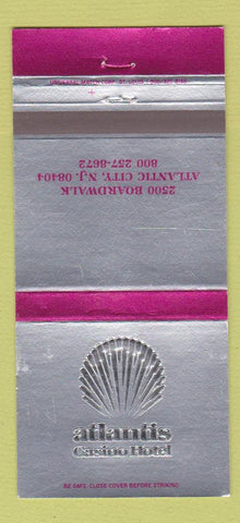 Matchbook Cover - Atlantis Casino Hotel Atlantic City NJ 30 Strike
