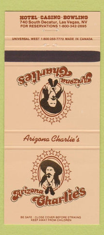 Matchbook Cover - Arizona Charlies Hotel Casino Las Vegas NV 30 Strike