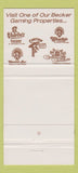 Matchbook Cover - Arizona Charlies Hotel Casino Las Vegas NV 30 Strike