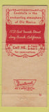 Matchbook Cover - Ashley's El Encanto Mexican Long Beach CA 30 Strike