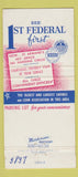 Matchbook Cover - 1st Federal Savings Loan Sarasota FL 30 Strike