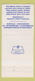 Matchbook Cover - Arigato Japanese Steak Clearwater St Petersburg FL 30 Strike