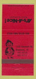 Matchbook Cover - At's A Nice Restaurant Broadview IL 30 Strike