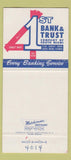 Matchbook Cover - 1st Bank Trust South Miami FL 30 Strike