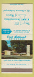 Matchbook Cover - 1st National Bank Marion IA 30 Strike
