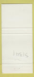 Matchbook Cover - Ashk Group Rocky Mountain Chalets Canmore AB WEAR 30 Strike