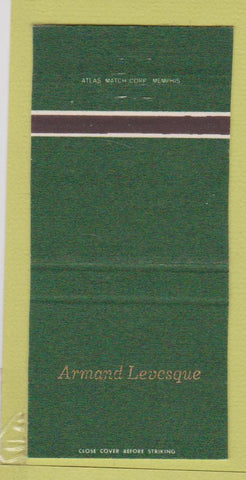 Matchbook Cover - Armand Levesque ABF Trucking Fort Smith AR 30 Strike