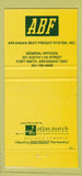 Matchbook Cover - Armand Levesque ABF Trucking Fort Smith AR 30 Strike
