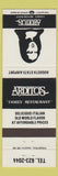 Matchbook Cover - Ardito's Restuarant Mona Lisa Augusta ME