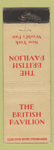 Matchbook Cover - 1939 New York World's Fair British Pavilion WORN