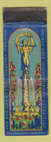 Matchbook Cover - 1939 Golden Gate Exhibition San Francisco WORN